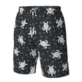 thumbnail image 5 of QEKEE dwsignname Mens Casual Shorts - Drawstring Summer Beach Stretch Sports Shorts, 5 of 9