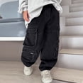 thumbnail image 2 of Jeans Cargo Pants for Boys Baggy Jeans Boys Straight Leg Jeans Boys Wide Leg Pants Boys Jeans Size 14-15 Years, 2 of 9