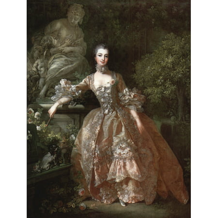 Framed Art for Your Wall Boucher, FranÃ§ois - Portrait of Madame de Pompadour [2] 10 x 13 (Best Product For Pompadour)