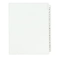 thumbnail image 3 of (2 pack) Avery Preprinted Legal Exhibit Side Tab Index Dividers Avery Style, 26-Tab, A to Z, 11 x 8.5, White, 1 Set (1400), 3 of 8