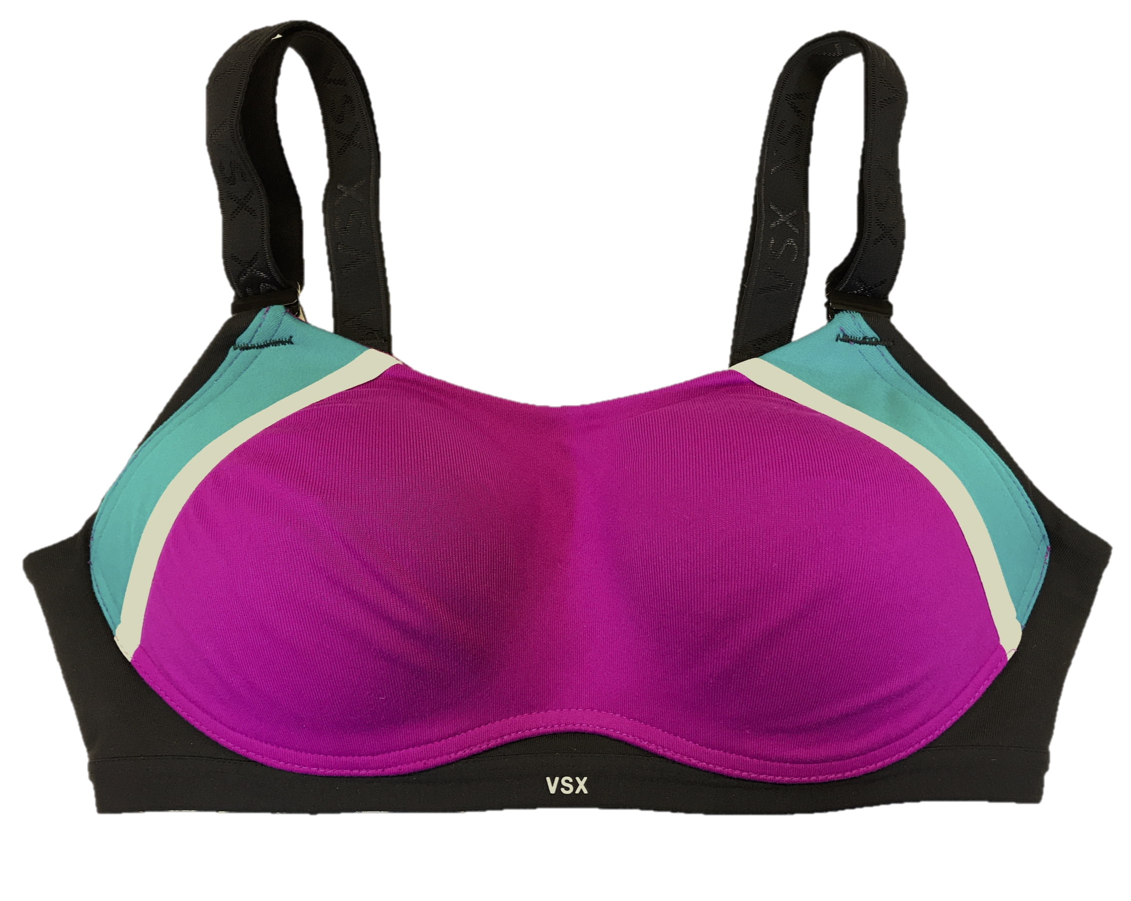 VSX Sport Victorias Secret Hot Pink Sports Bra 32D Cross Back