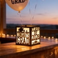 thumbnail image 1 of Class of 2026 Graduation Party Black Light Up Box Decorations 4 Pack with Graduation Cap Cutouts for Table Centerpieces, 1 of 6