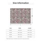 thumbnail image 5 of Fotbe Rose Mix Leopard 3 Manta de Franela con Estampado, Manta Ultrasuave para Cama, Sofá, Auto, Hipoalergénica y Antibolitas-50"x40", 5 of 6