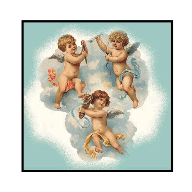 Cuadros Decorativos Baby Angel DIY bordado completo conjunto lienzo hilo de algodón pintura punto de cruz Tmvgtek embutido en tela