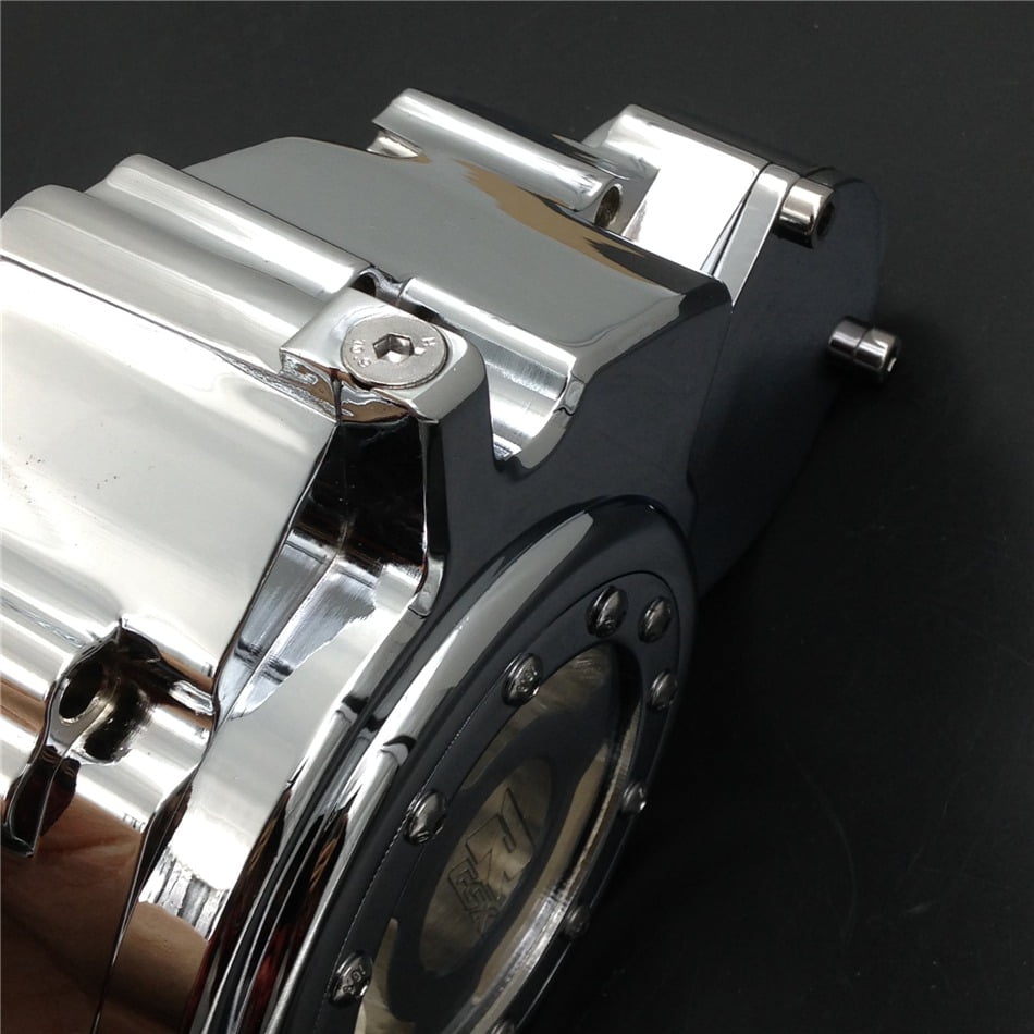 Chrome Left Engine Stator Cover See Through For Suzuki GSXR 600//750 2006-2013 HTT