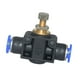 thumbnail image 4 of Conector de control de flujo neumático de 8 mm, accesorio a presión para manguera de aire/agua, 4 of 5