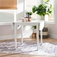 thumbnail image 2 of Linon Ervin Square Space Saving Drop Leaf Table in White Rubberwood, 2 of 19