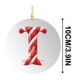thumbnail image 5 of Alphabet Ornaments for Christmas Tree,26 Initial Candy Cane Letter Pendant,26 Letters Christmas Tree Decoration Pendant,Personalized Monogram Red Decorations for Christmas Tree Gifts Diy De, 5 of 5