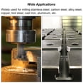 thumbnail image 5 of Uxcell 8mm Depth 20mm Cutting Dia 12mm Shank Carbide Tip 6 Flutes T-Slot Milling Cutter, 5 of 5