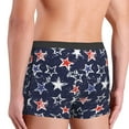 thumbnail image 5 of Balery USA Stars Men's Boxer Briefs, Soft and Breathable Cotton Underwear with nylon Waistband-Large, 5 of 9