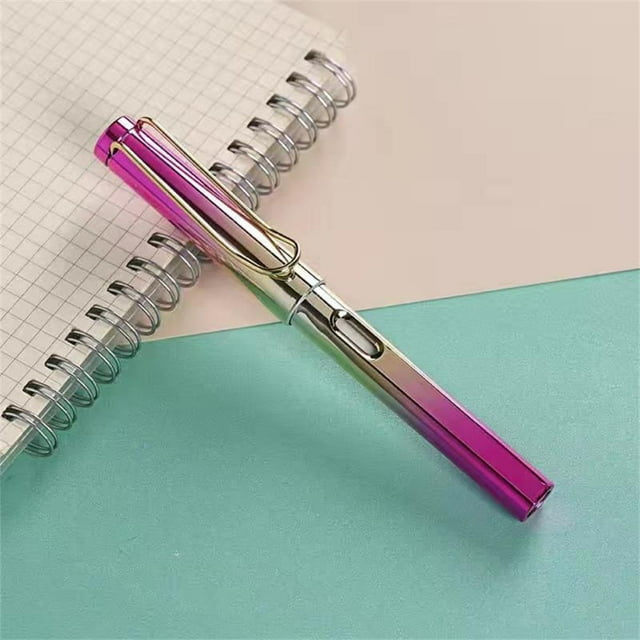 Not Easy To Break Infinite Pencil Hb Free Sharpener Golden Blue Easy To Use Eternal Pencil Pencil Erasable Inkless Pencil No Ink HB-gold Powder