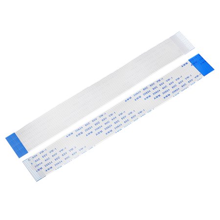 Lot De 5 Câbles Rubans FPC/FFC - 150mm De Long, 1mm De Pas, 15 Broches - Pour électronique
