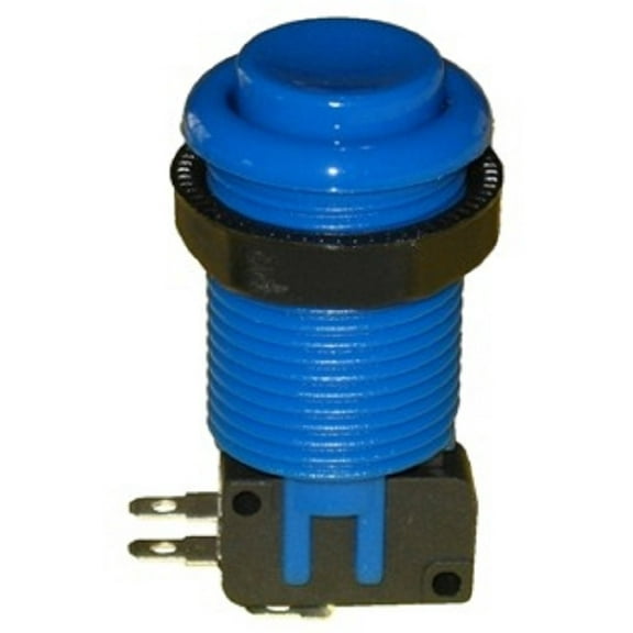 Arcade game Push button with Horizontal Microswitch (BLUE)