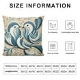thumbnail image 5 of JEUXUS Short Plush Pillowcase (Universal 1) Bird Wall Art Love Birds Abstract Pictures High-Quality White, 5 of 5