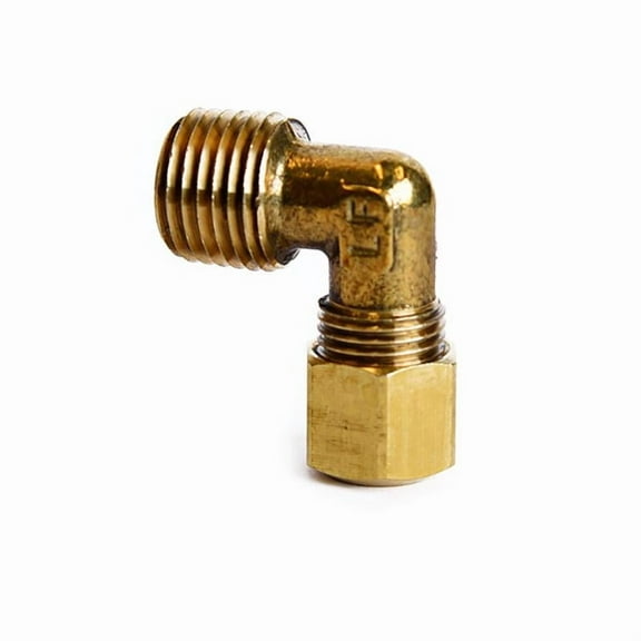 1/4 in. Compression X 1/4 in. D MPT Brass 90 Degree Elbow