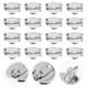 thumbnail image 2 of 50 bases para broches de metal, cierres para broches, bases para alfileres, manualidades para broches., 2 of 8