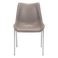 thumbnail image 4 of Zuo Chaise de Salle à Manger Magnus - Gris & Argent, 4 of 5