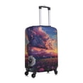 thumbnail image 3 of Daiia Dreamy Dandelion Sunset Luggage Cover, Thickened Washable Travel Luggage Covers, Elastic Unique Baggage Covers for 18-20 inch Luggage-Large, 3 of 9