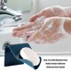 thumbnail image 2 of Jabonera montada en la pared sin orificios Escurridor Adhesivo Estante de baño (Azul) Likrtyny Para estrenar, 2 of 6