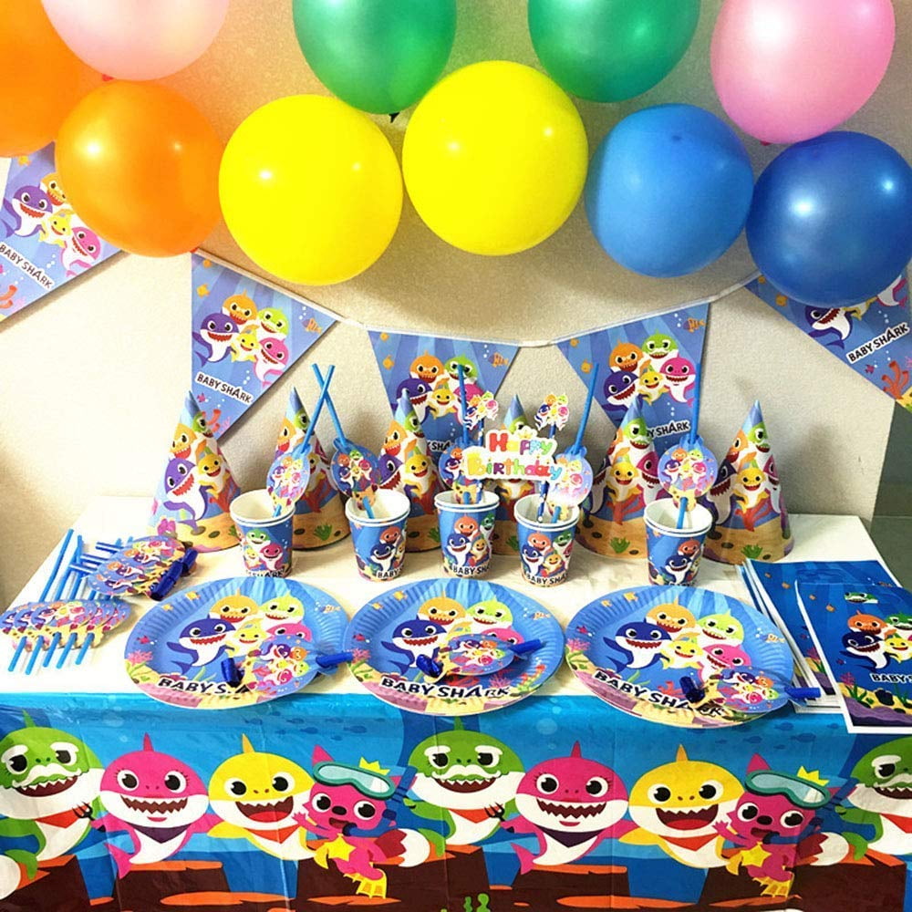 Home Furniture Diy Baby Shark Birthday Party Decoration Blue Table Cover Celebrations Occasions Home Furniture Diy Baby Shark Birthday Party Decoration Blue Table Cover Celebrations Occasions