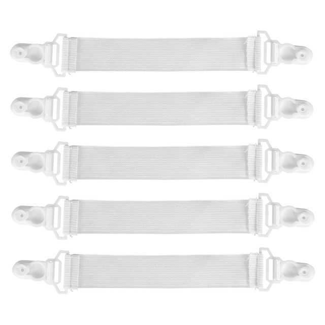 16pcs Llama de hoja ajustable Strap Stain Hoja Soporte Colchón Gripper Clips