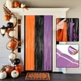 thumbnail image 2 of Bfogop Halloween Foil Fringe Curtains - Orange Purple Black Metallic Tinsel Foil Fringe Curtains Photo Streamers Backdrop for Wall Decor Party Photo Booth Props 3.2x6.5 FT, 2 of 9