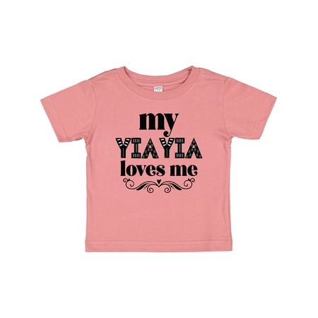 

Inktastic My YiaYia Loves Me Yia Yia for Grandchild Gift Baby Girl T-Shirt