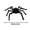 Black, variant on Vikakiooze Halloween Simulation Skull Big Spider 125cm Plush Spider Ornament Halloween decorations sales