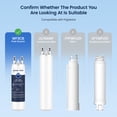thumbnail image 4 of GLACIER FRESH WF3CB Refrigerator Water Filter Replacement for PureSource 3, 706465, WF425, PS3412266, AP4567491, 242017800 Refrigerator Water Filter, Pack of 3, 4 of 11