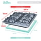 thumbnail image 2 of Parrilla A Gas 4 Quemadores Ihom, Acero Inoxidable, Plata, 2 of 5