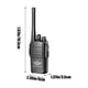 thumbnail image 2 of Conjunto de interfono inalámbrico bidireccional | Walkie Talkies de 200 m de alcance con pantalla LCD | Diseño compacto mejorado | Sonido claro | Clip de transporte fácil | Exploración al aire, 2 of 5