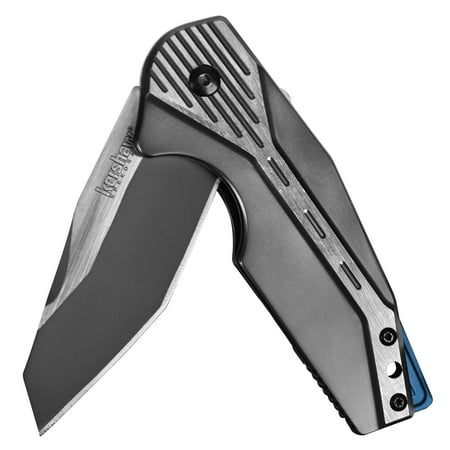 Kershaw Malt (5520); Multifunction Folding Pocket Knife with SpeedSafe Assisted Opening, 3 Inch 8Cr13MoV Stainless Steel Blade, Frame Lock, Flipper and Reversible Clip; 7.1 Inch Overall Length; 4.6
