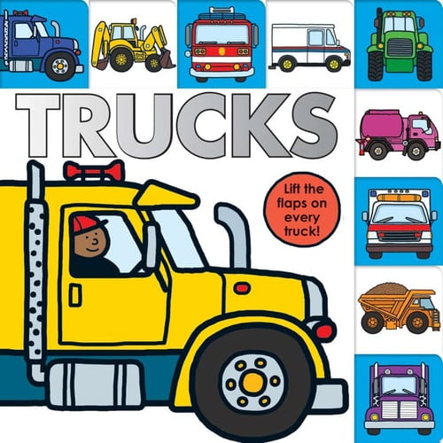 Pre-Owned Lift-The-Flap Tab: Trucks : An Interactive Board Book for Little Fans of Trucks (Board Book) 9780312515829