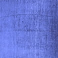 thumbnail image 1 of Ahgly Company Machine Washable Indoor Square Oriental Blue Industrial Area Rugs, 6' Square, 1 of 4