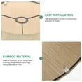 thumbnail image 4 of Bamboo Lampshade Printing Abstract Pattern Lampshade for Floor Lights Table Lamps Pendant Lamps, 4 of 6