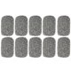 thumbnail image 2 of 10pcs Savers de jabón Soporte de jabón para almohadillas de auto drenaje para el baño para bandejas de ahorradores de jabón PVC de jabón, 2 of 5