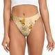 thumbnail image 1 of Balery Tangas de Algodón para Mujer con Estampado – Ropa Interior Sexy, Transpirable, G-string-Large, 1 of 1