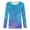 0-Sky Blue3601, variant on Tiijoy Girls Trendy Sequin Printed T-Shirt Long Sleeve Round Neck T Shirt, Sizes 2-9