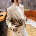 thumbnail image 4 of Yucurem Vintage Leopard Pattern Chain Purse, Women Street Plush Shoulder Bag for Shopping Commuting, 4 of 10