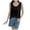 Black-b, variant on QHFBli Womens Silk Satin Camisole Tank Tops V Neck Spaghetti Strap Blouses Cross Back Sleeveless Cami Shirt