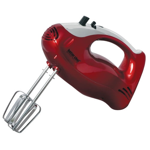 Better Chef 5 Speed Hand Mixer Red Walmart Com Walmart Com