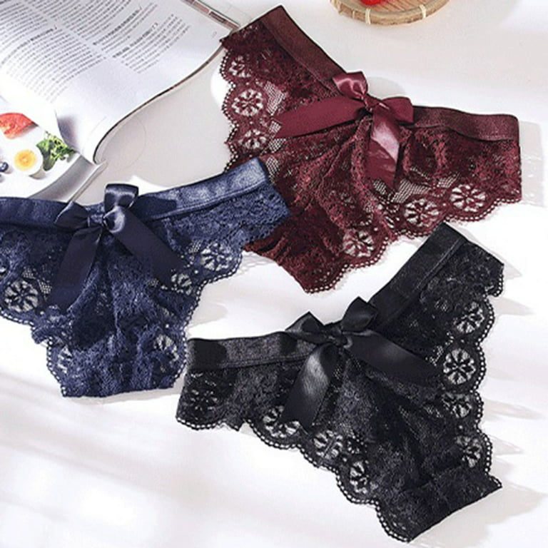 LEITNIAS Lace Cheeky Underwear for Women Lace Panties Low-Waist Soft  Stretch Sexy Bikini Panties Women Lace Underwear 6 Pack : :  Clothing, Shoes & Accessories