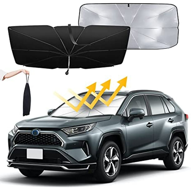 Car Umbrella Sun Shade Cover, 2023 Upgraded Umbrella Car Shade Front