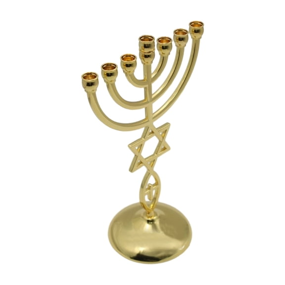 7 Branch Candle Holder 12 Tribes Menorah Jewish Candlestick Candle Stand Desktop Ornament Handicraft Home Decorations