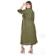 thumbnail image 3 of Vestido camisero midi Roman Fashion /Tallas Extras, 2576 (Verde militar) verde oscuro 40, 3 of 6