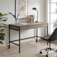 thumbnail image 2 of Evelyn&Zoe Evans 48" Wide Rectangular Writing Desk in Antiqued Gray Oak, 2 of 7