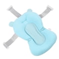 thumbnail image 4 of Cojín de baño para bebé, flotante, seguro, plegable, ajustable, para recién nacidos, color azul, 4 of 14