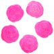 thumbnail image 1 of 5 piezas de luz LED simulada en forma de rosa luz nocturna lámpara electrónica romántica luz floral de plástico (rosa / 7 colores), 1 of 5