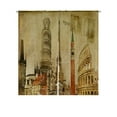 thumbnail image 1 of EREHome Vacances Européennes Japonais Noren Rideau Porte Porte Fenêtre Traitement Rideaux Coton Lin Rideau Taille 85x90, 1 of 1
