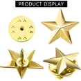 thumbnail image 3 of Conjunto de 10 alfileres de estrellas, Día de los Caídos, Día de los Veteranos, Día de la Independencia, Día del Trabajo, decoraciones de fiesta vintage, 3 of 5